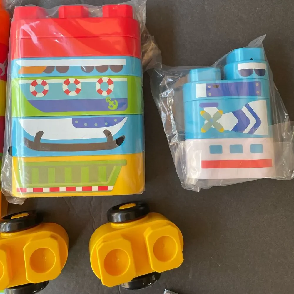 Leap Frog Leap Builders Soar & Zoom Vehicles Set Complete No Box